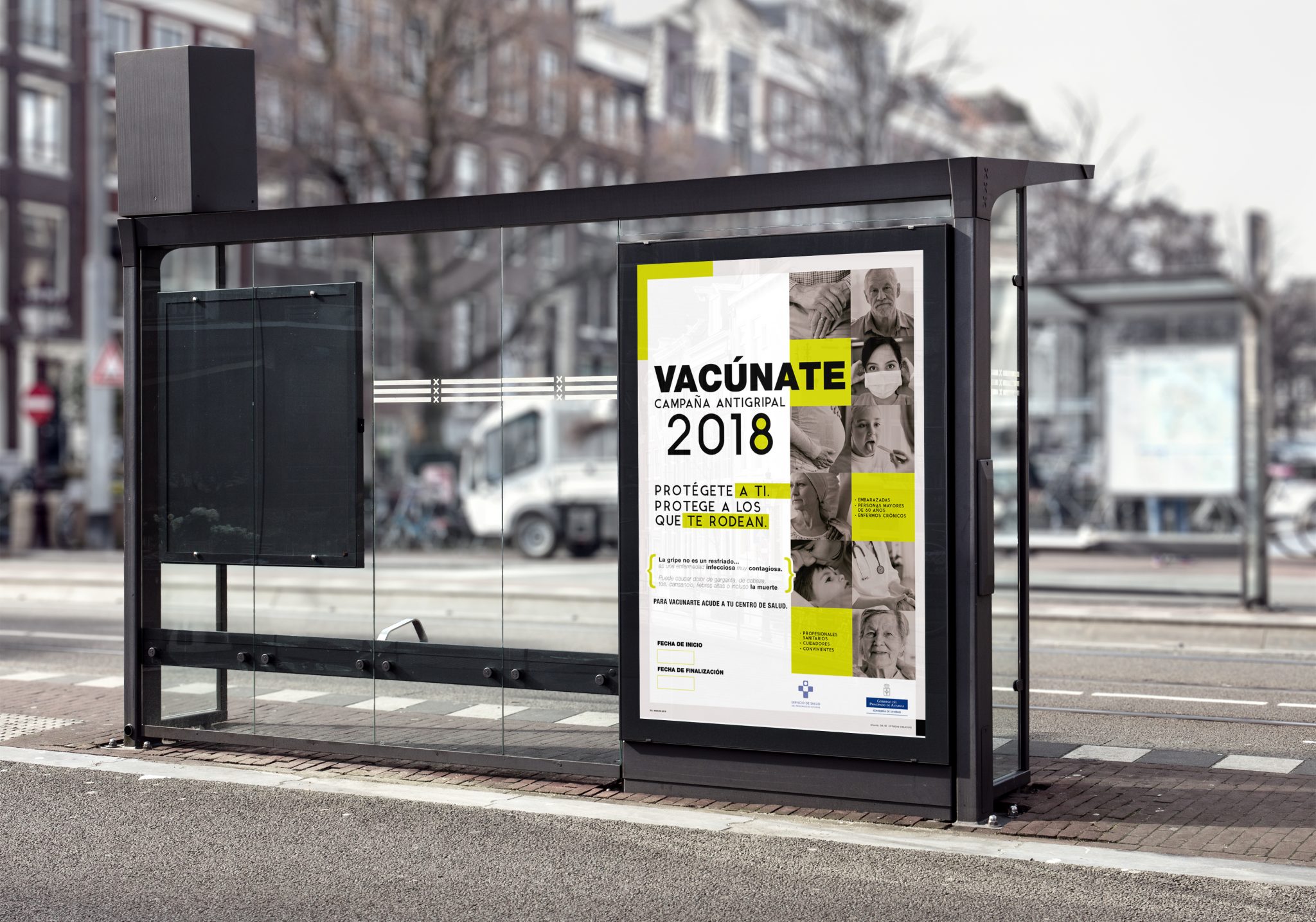 Poster vacunación antigripal 2018